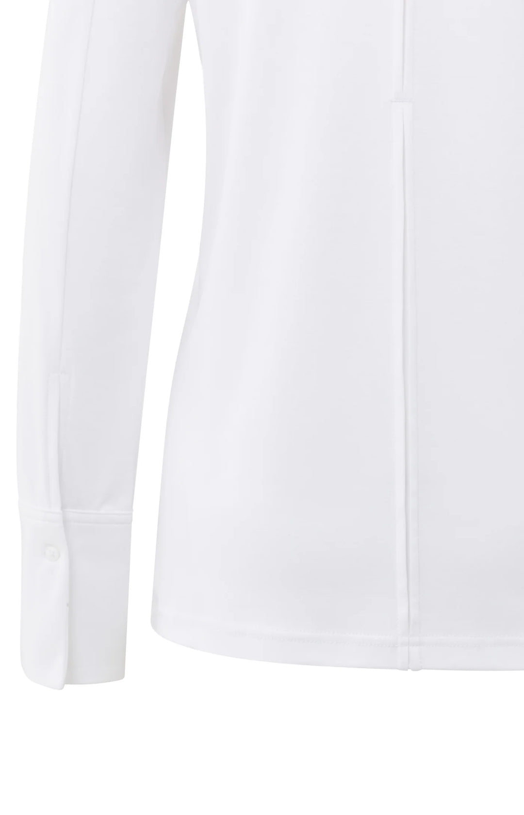YAYA Weißes Langarm-Jersey-Top