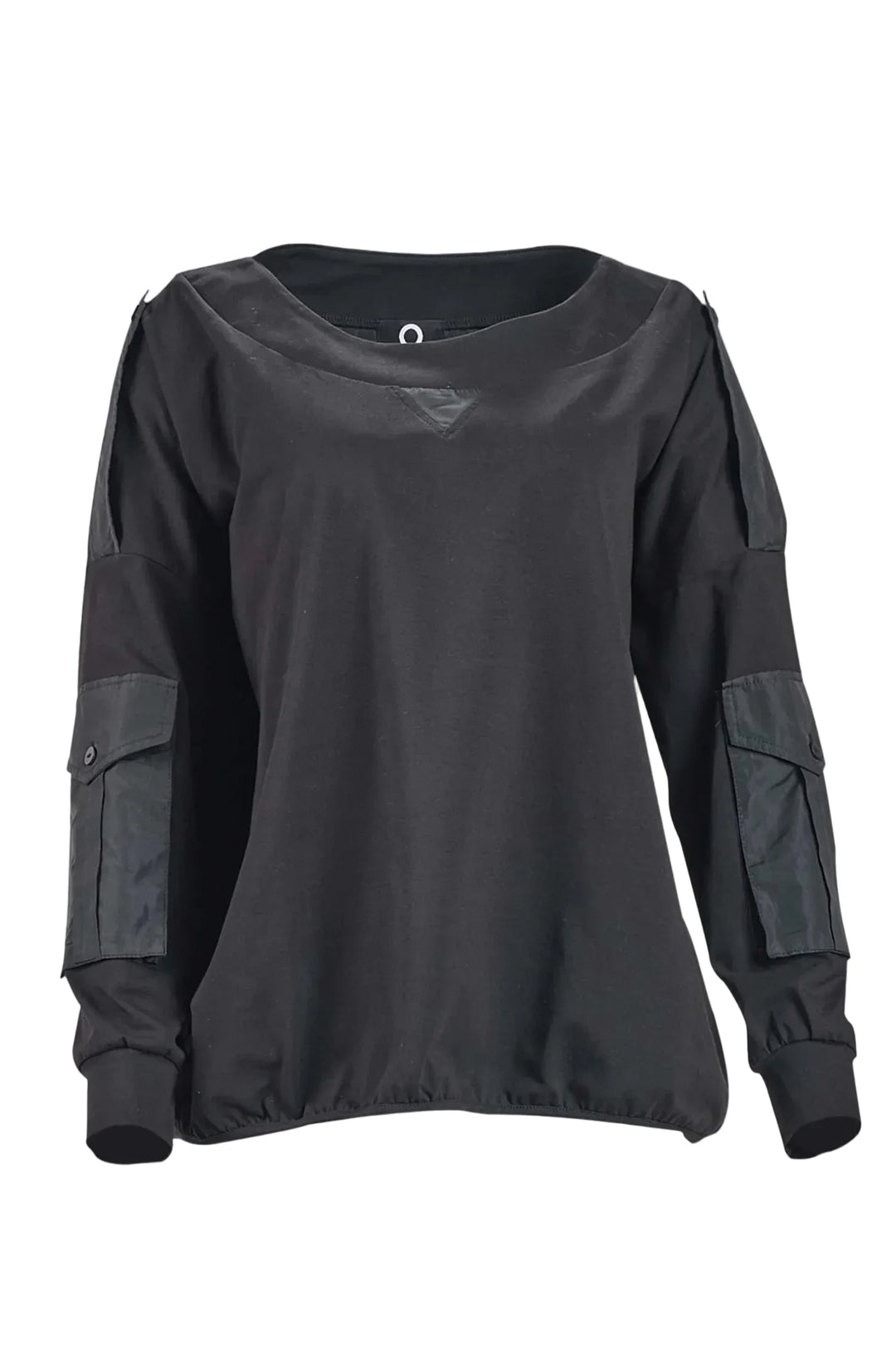 My Soul Pantone Pocket Detail Top Black 0215