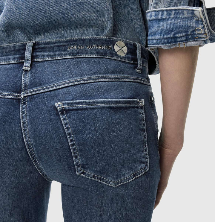 Mac Jeans Dream Cropped Blue Moon Basic Wash Jeans