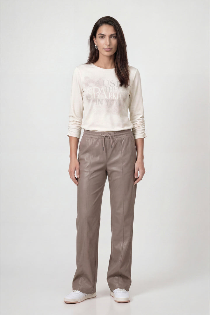 Monari Sweatshirt with Jewelry Details, Beige