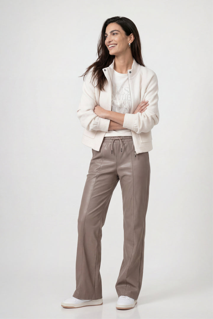 Monari Sweatshirt with Jewelry Details, Beige