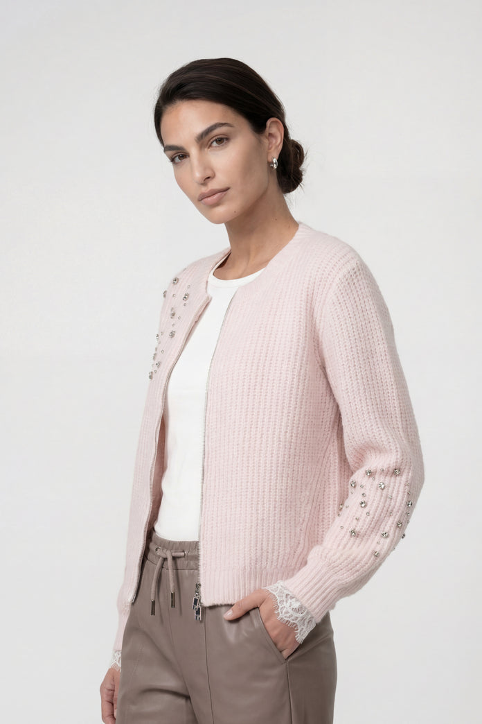 Monari Cardigan with Decorative Details