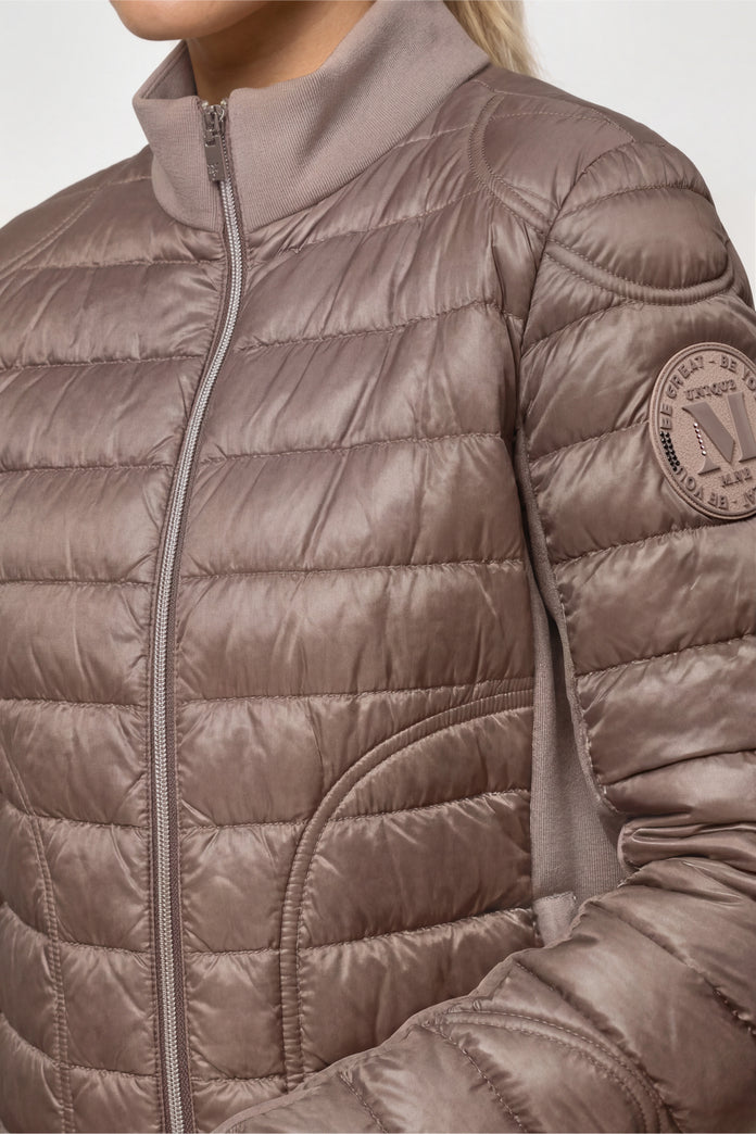 Monari Quilted Taupe Jacket