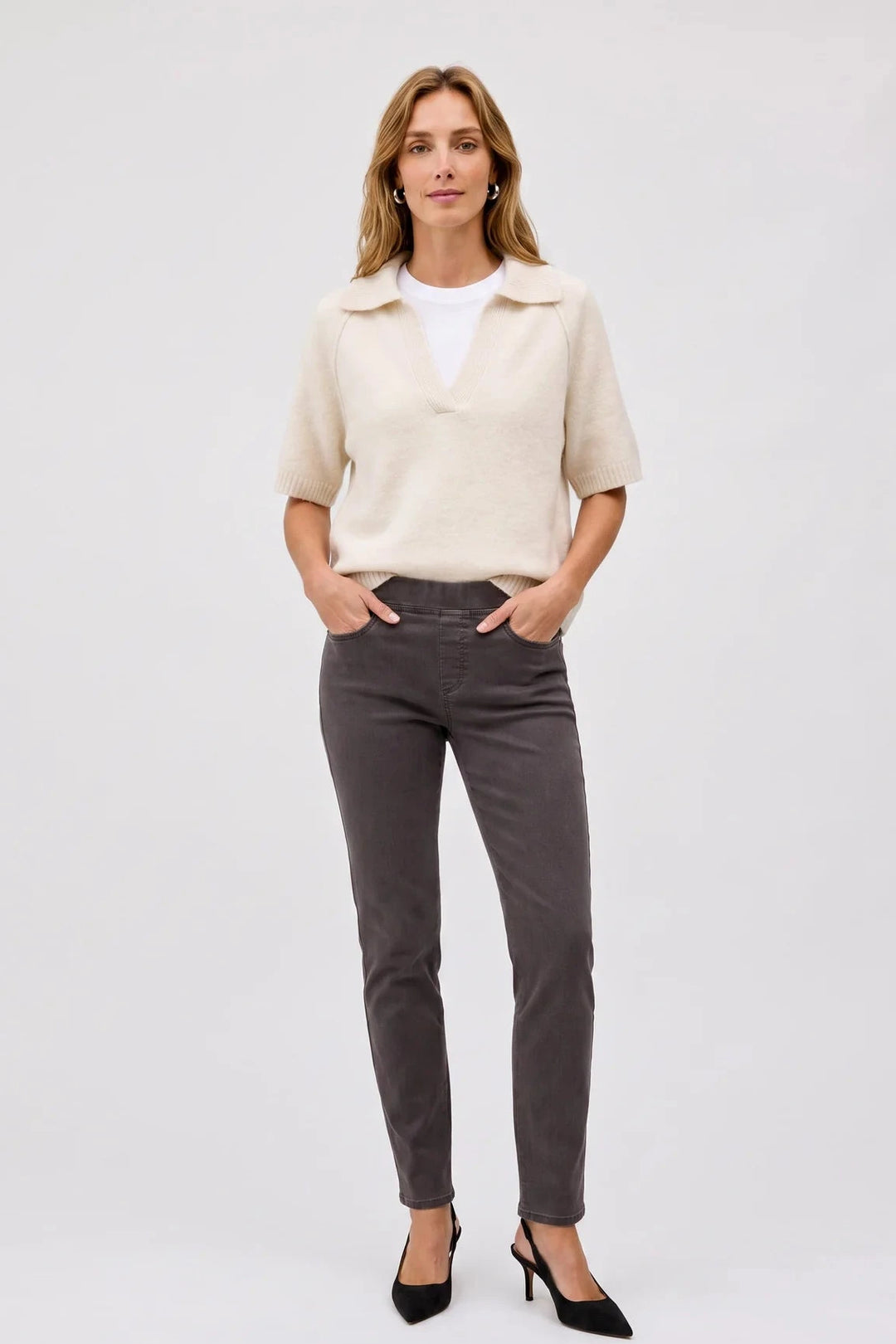 Anna Montana Angelika Jump In Slim Fit, Coffee Brown