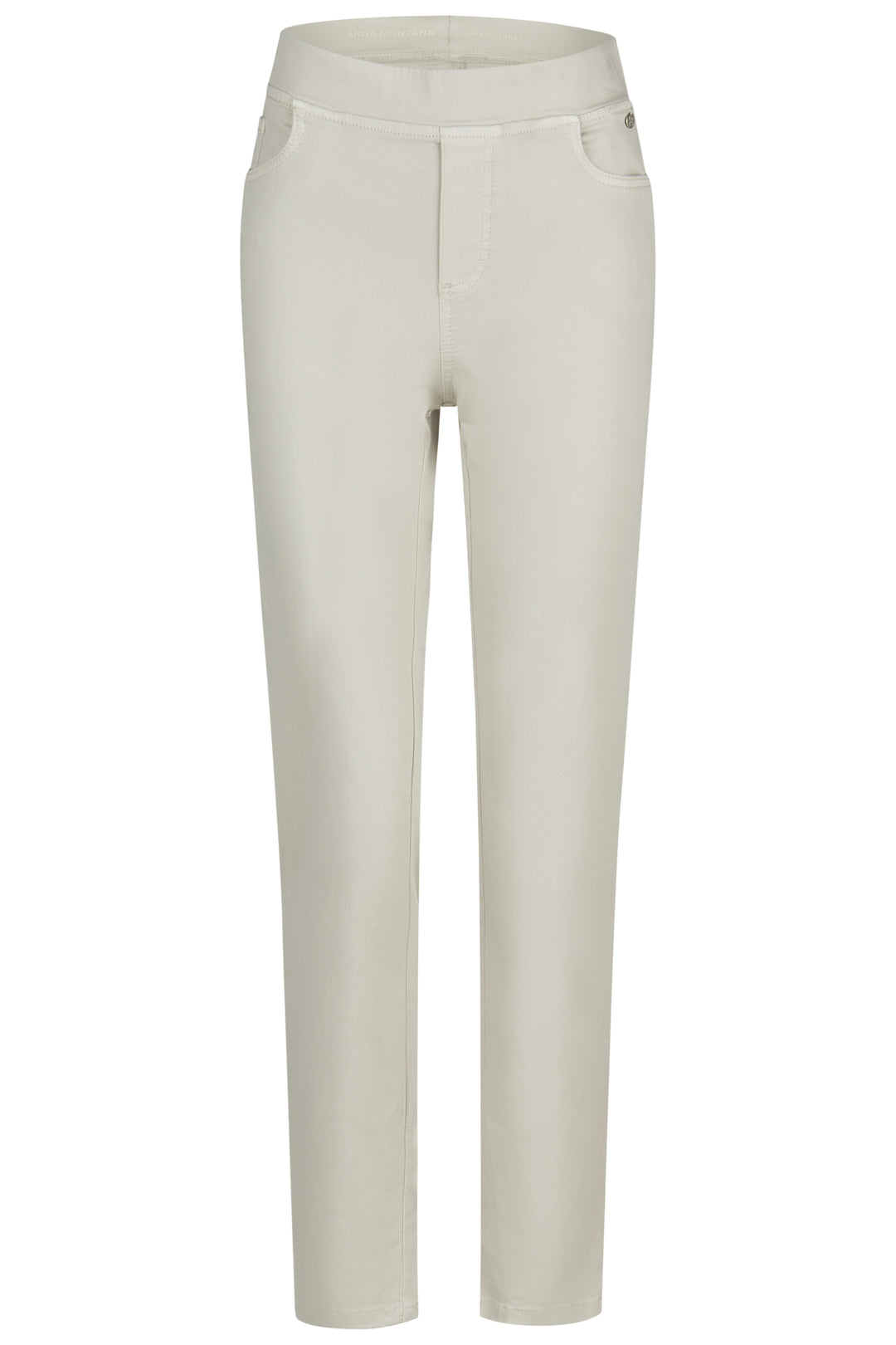 Anna Montana Angelika Jump In Slim Fit Leinen Denim Jeans 