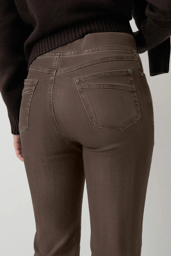 Anna Montana Angelika Jump In Slim Fit Brown Denim Jeans 