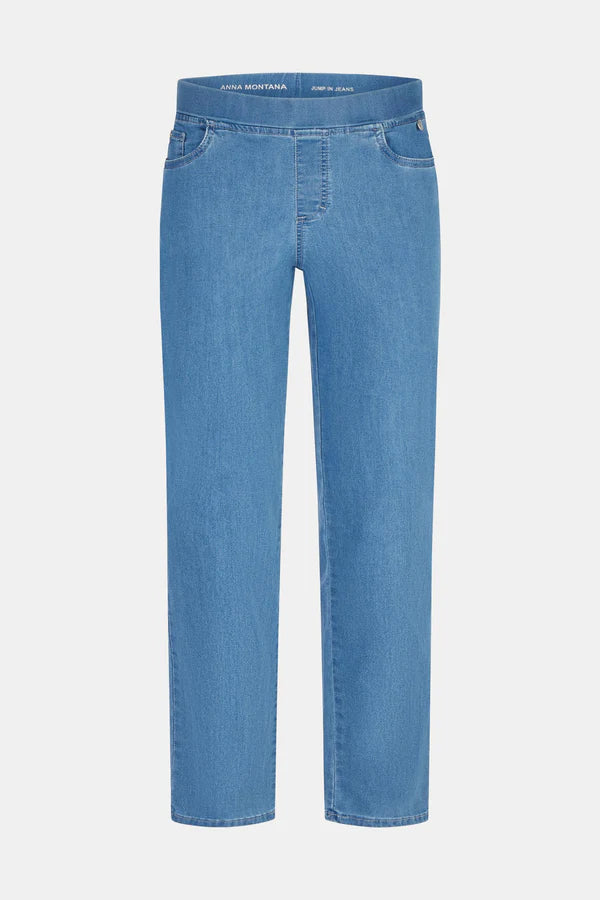 Anna Montana Angelika Jump In Slim Fit Summerstone Denim Jeans 