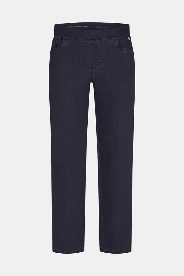 Anna Montana Angelika Jump In Slim Fit Dark Denim Jeans 