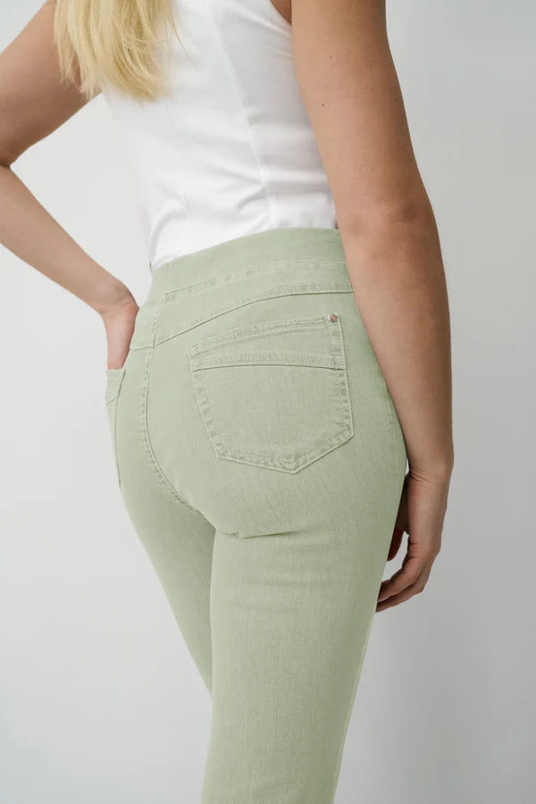 Anna Montana Angelika Jump In Slim Fit Light Olive Denim Jeans 