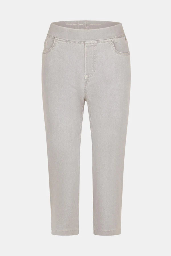 Anna Montana Leinen Angelika Jumpsuit Slim 3/4 Jeans