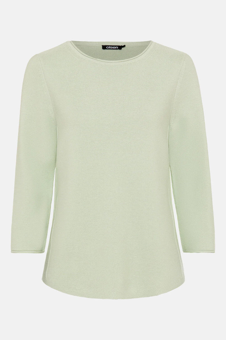 Olsen Soft Mint 3/4 Ärmel Pullover
