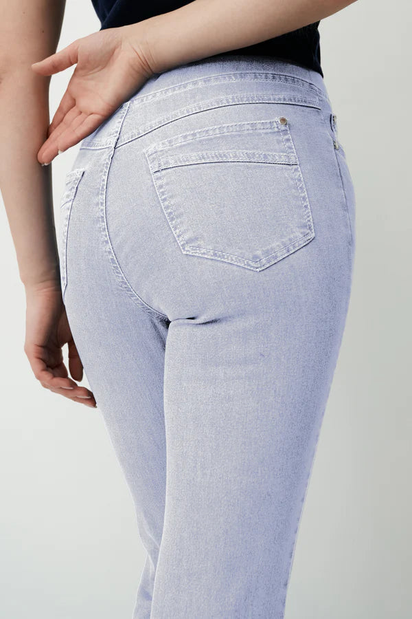 Anna Montana Jump In Slim 7/8 weiße Jeans
