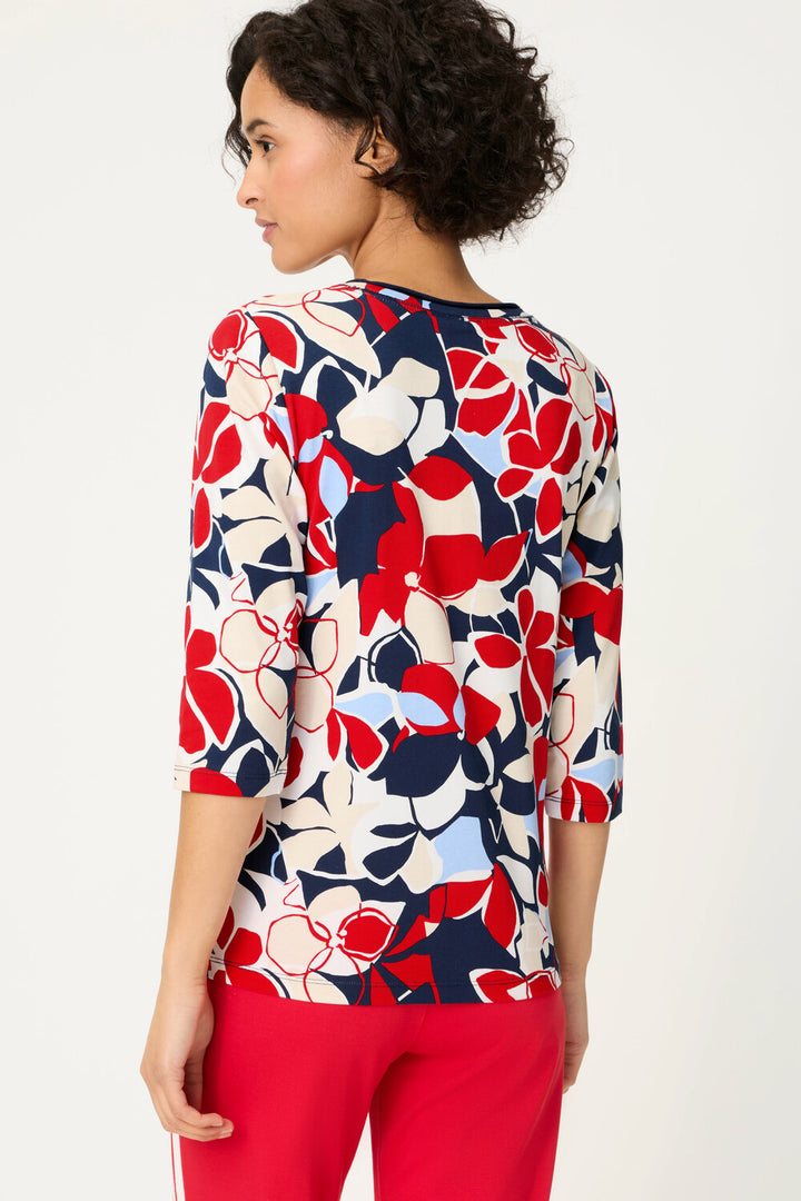 Olsen Französisches rotes Langarmshirt