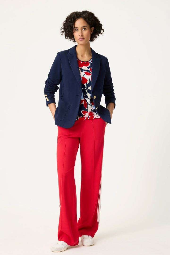 Olsen Französisches rotes Langarmshirt