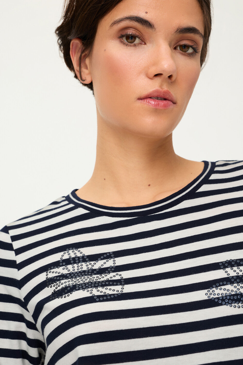 Olsen blaues Langarmshirt