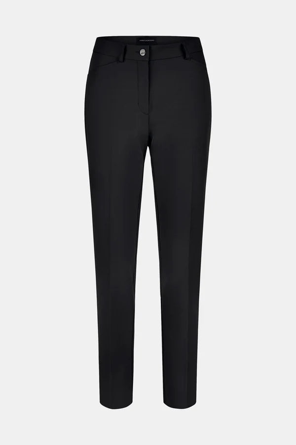 Anna Montana Schwarze Angelika Slim Fit Hose 