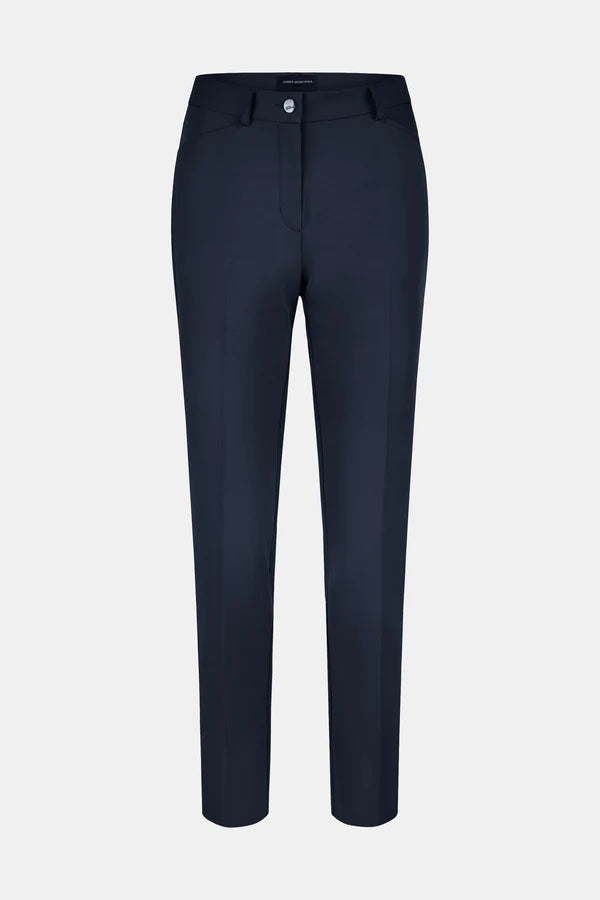Anna Montana Navy Angelika Slim Fit Hose 
