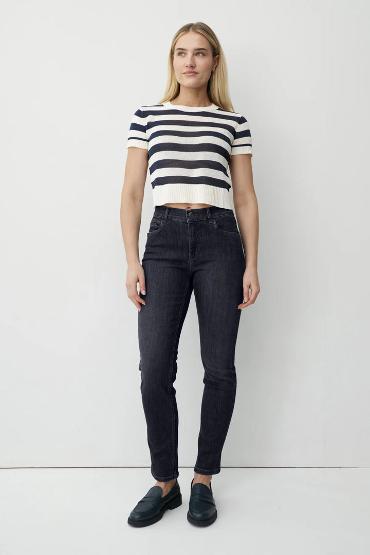 Anna Montana Angelika Slim Fit Jeans, schwarz