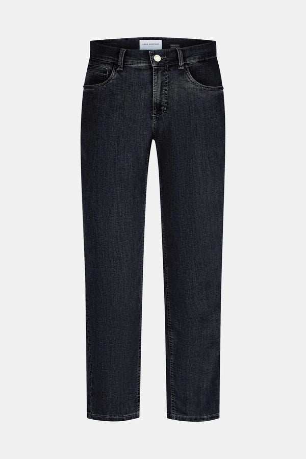 Anna Montana Angelika Slim Fit Jeans, schwarz