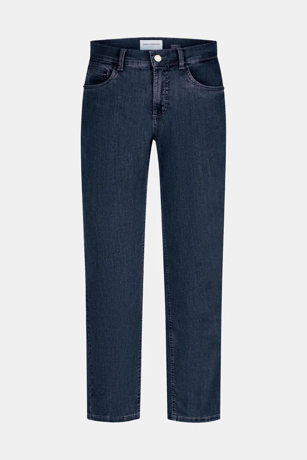 Anna Montana Angelika Slim Fit Jeans aus dunklem Denim