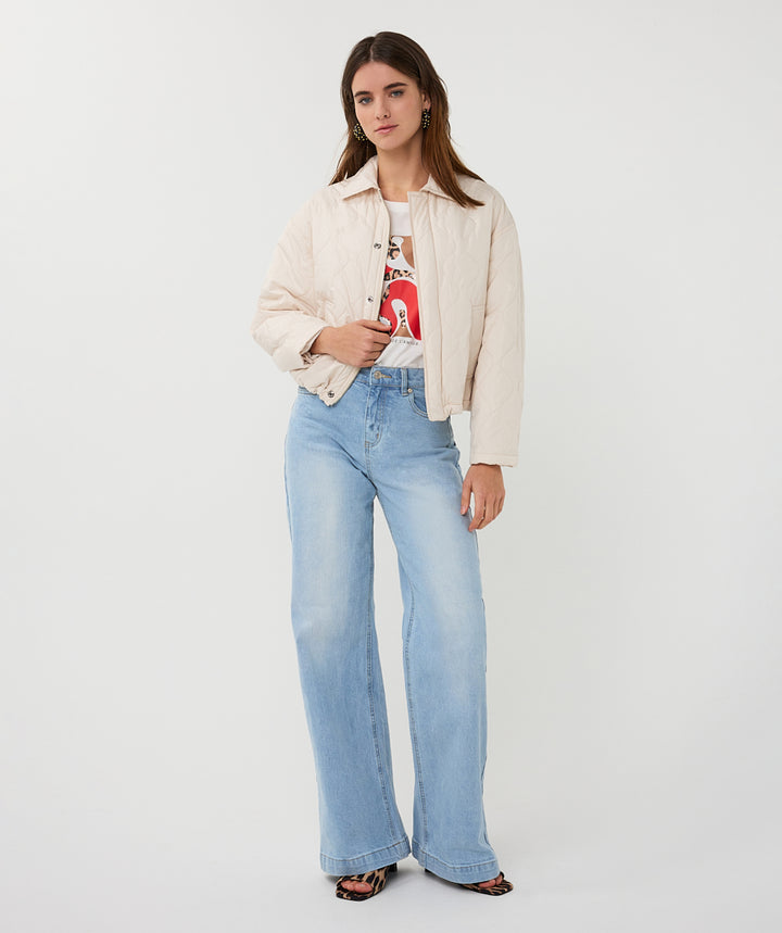 EsQualo Steppjacke in Hellbeige