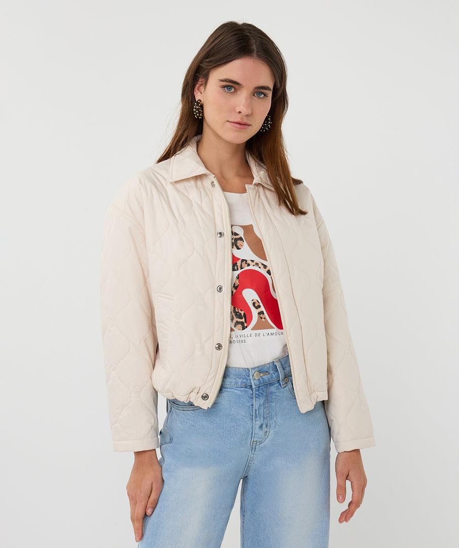 EsQualo Steppjacke in Hellbeige