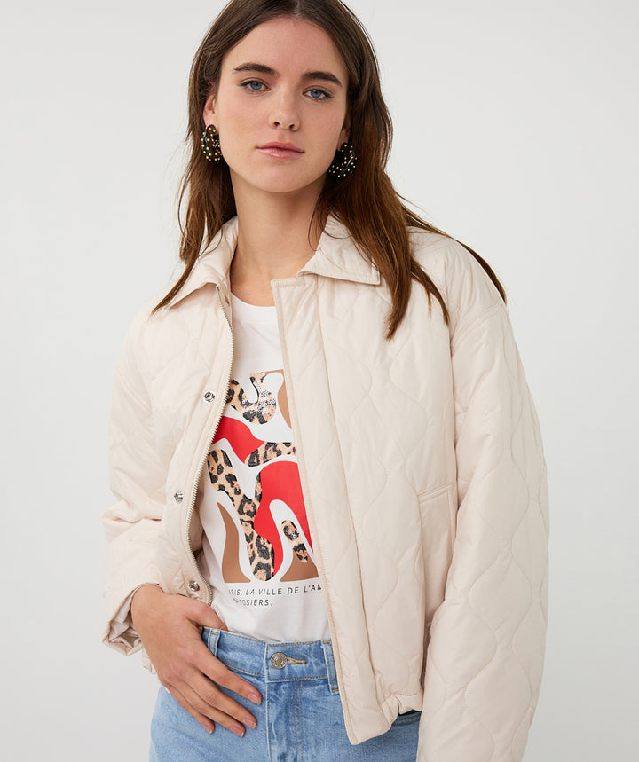 EsQualo Steppjacke in Hellbeige