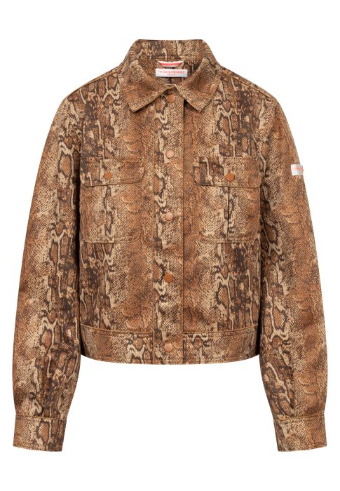 Frieda & Freddies Jacke mit Schlangenmuster