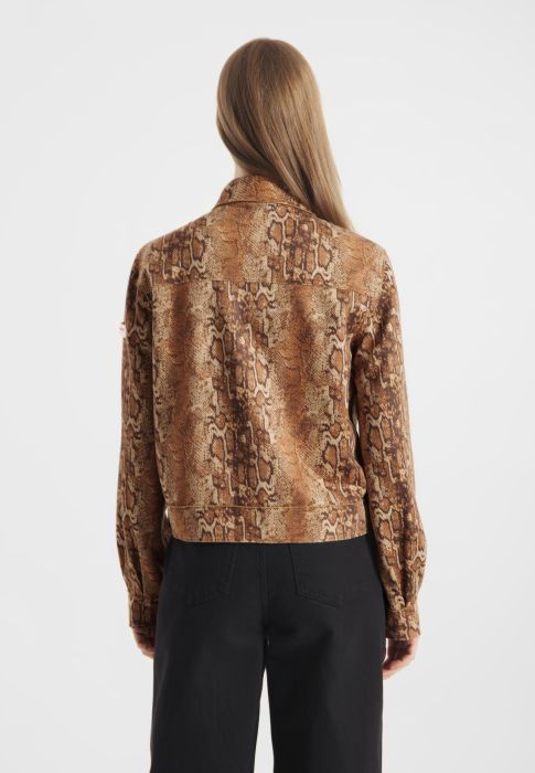 Frieda & Freddies Jacke mit Schlangenmuster