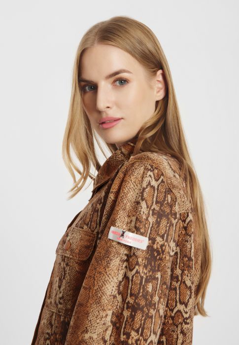 Frieda & Freddies Jacke mit Schlangenmuster