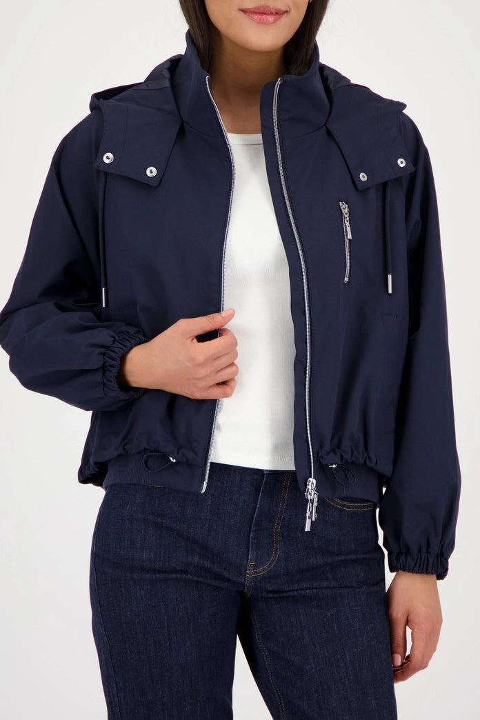 Monari Navy Oversized Kapuzenjacke