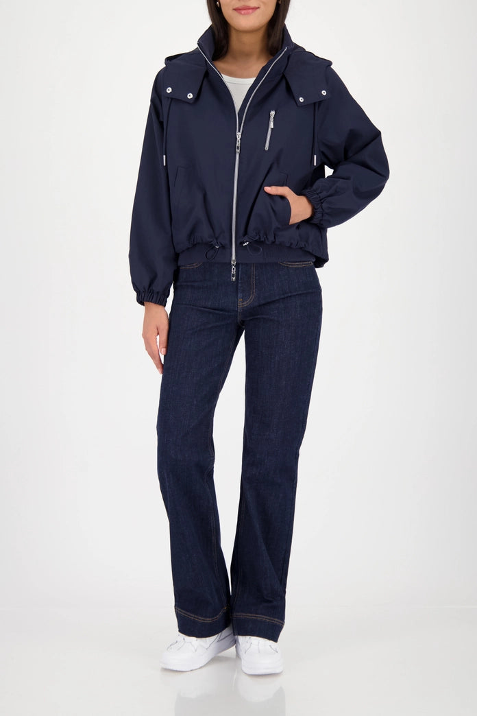 Monari Navy Oversized Kapuzenjacke