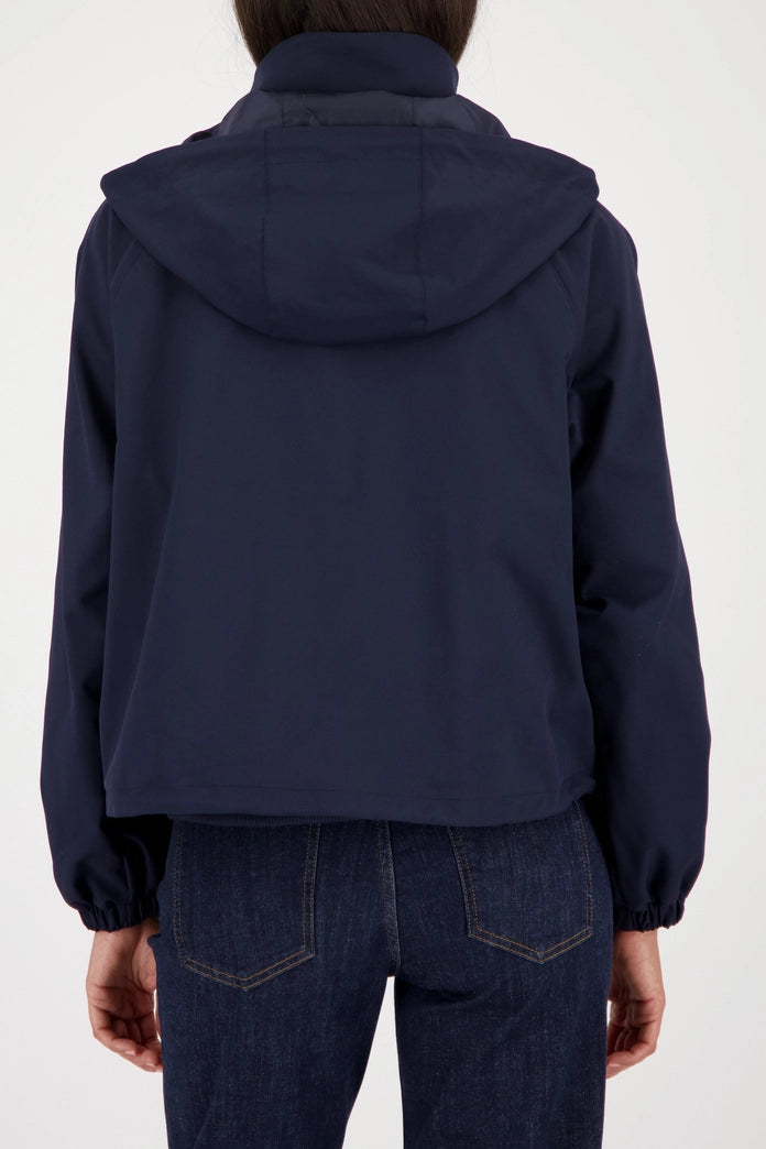 Monari Navy Oversized Kapuzenjacke