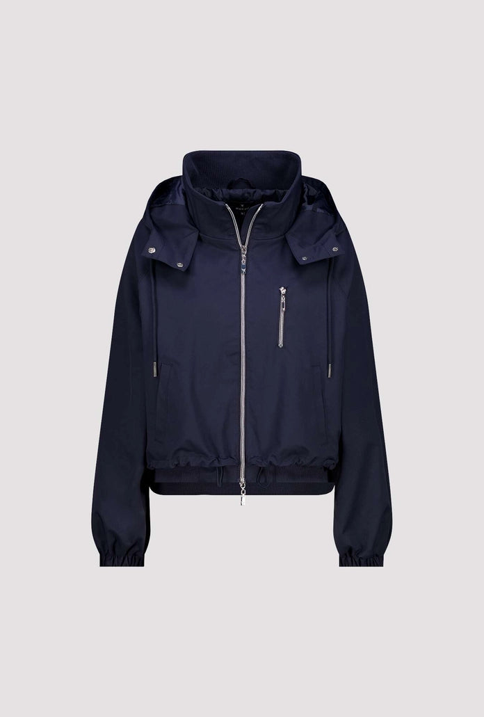 Monari Navy Oversized Kapuzenjacke