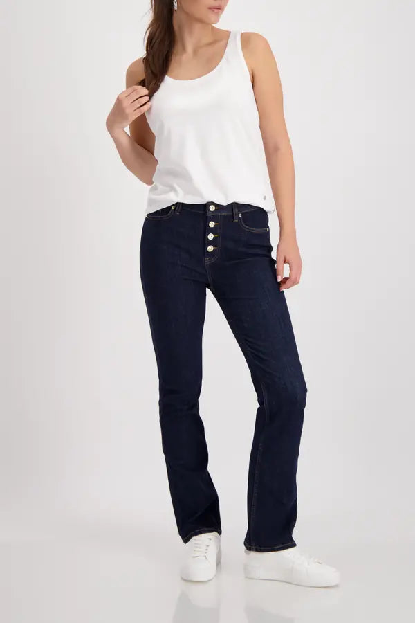 Monari Weißes Basic-Top