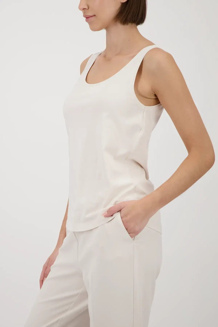 Monari Beige Basic Tanktop