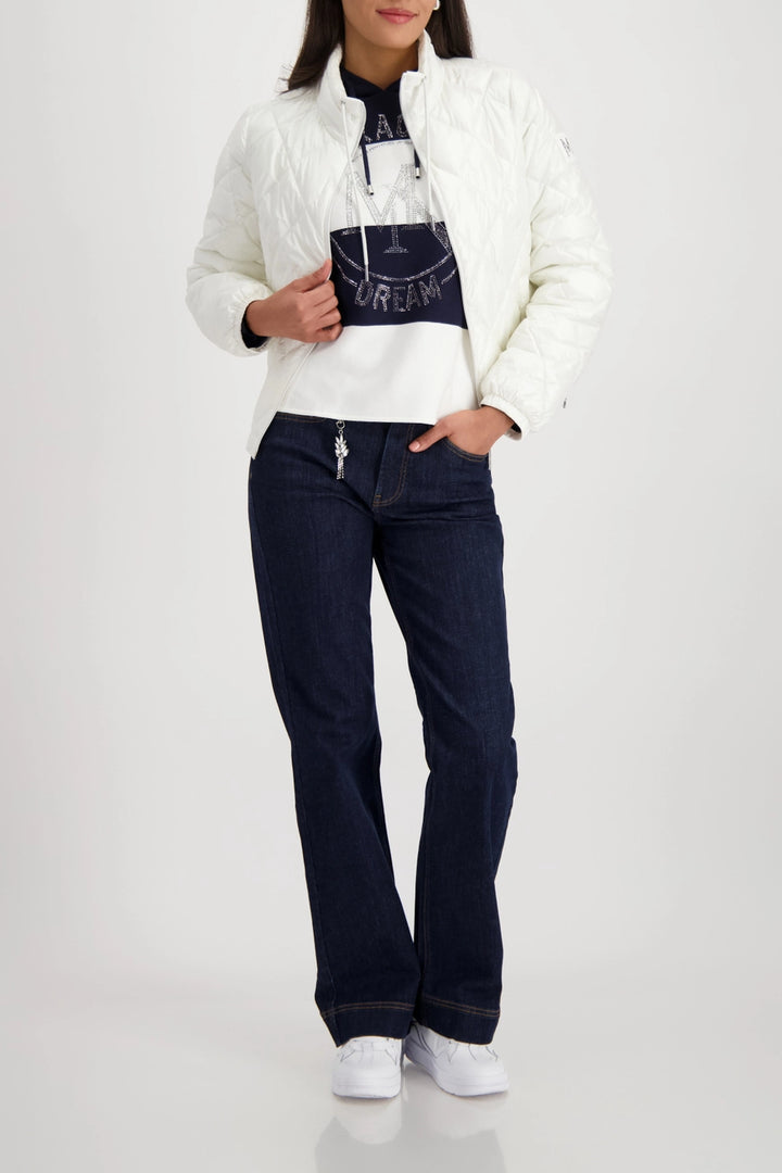 Monari Marineblauer Strickpullover