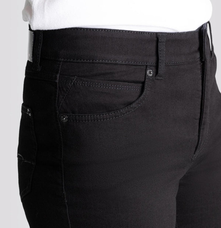 Mac Jeans Melanie Straight Leg Schwarze Jeans
