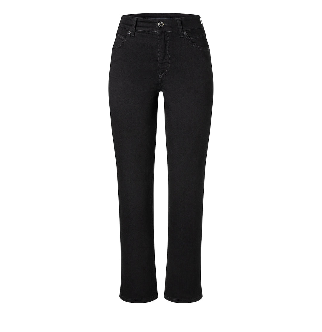 Mac Jeans Melanie Straight Leg Schwarze Jeans