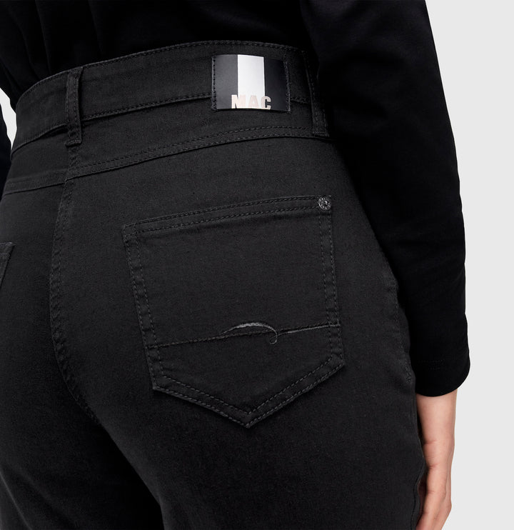 Mac Jeans Melanie Straight Leg Schwarze Jeans