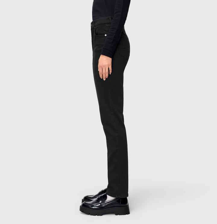 Mac Jeans Melanie Straight Leg Schwarze Jeans