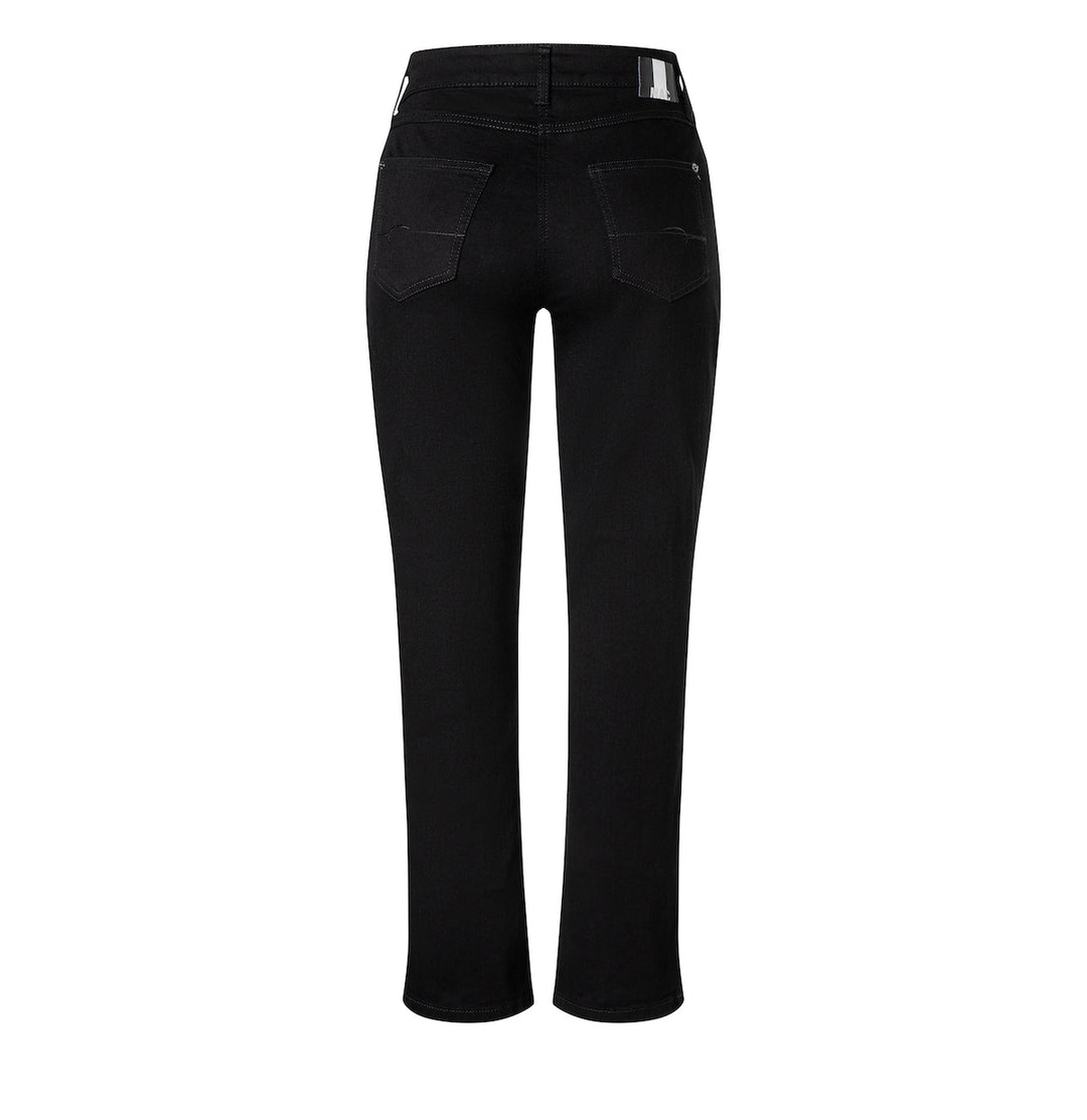 Mac Jeans Melanie Straight Leg Schwarze Jeans