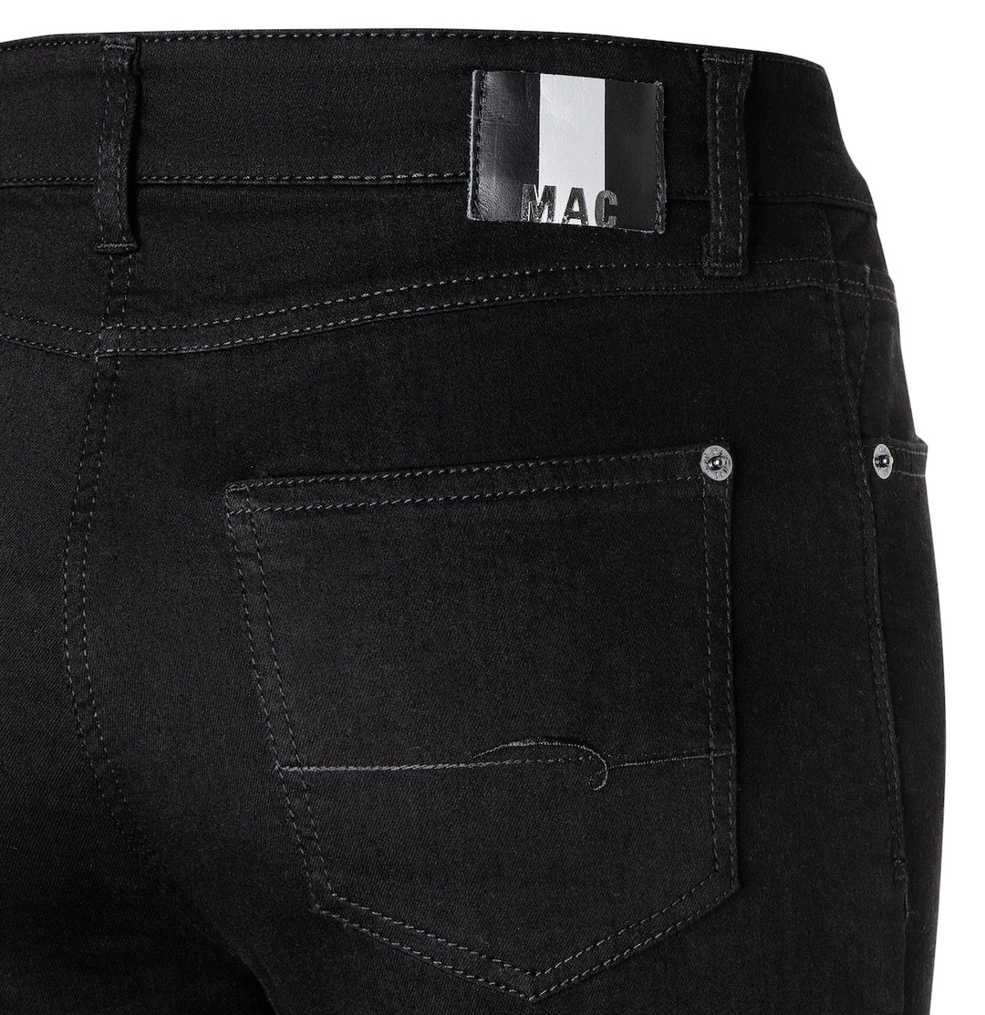 Mac Jeans Melanie Straight Leg Schwarze Jeans