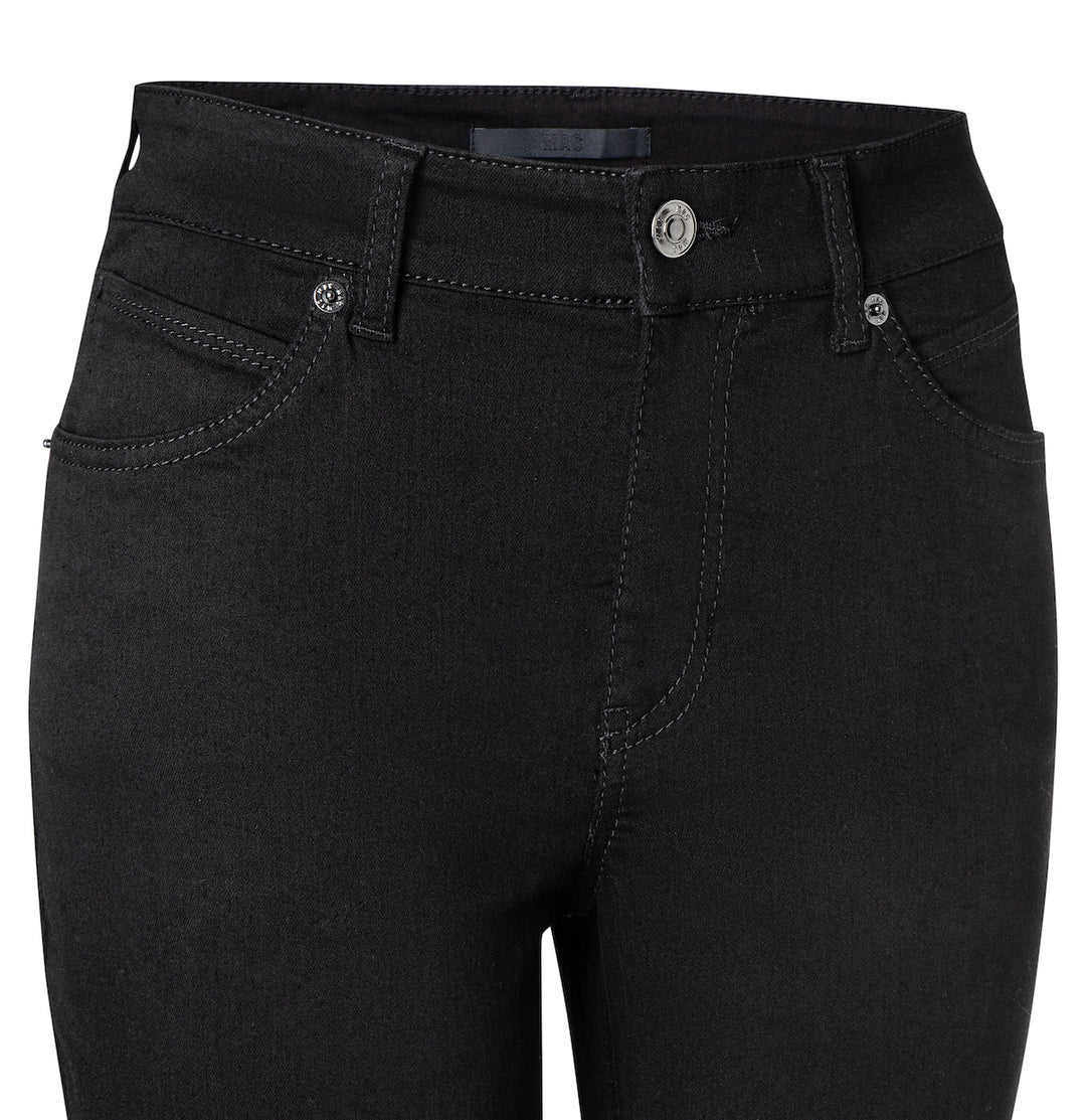Mac Jeans Melanie Straight Leg Schwarze Jeans