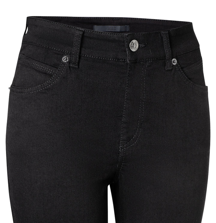Mac Jeans Melanie Straight Leg Schwarze Jeans