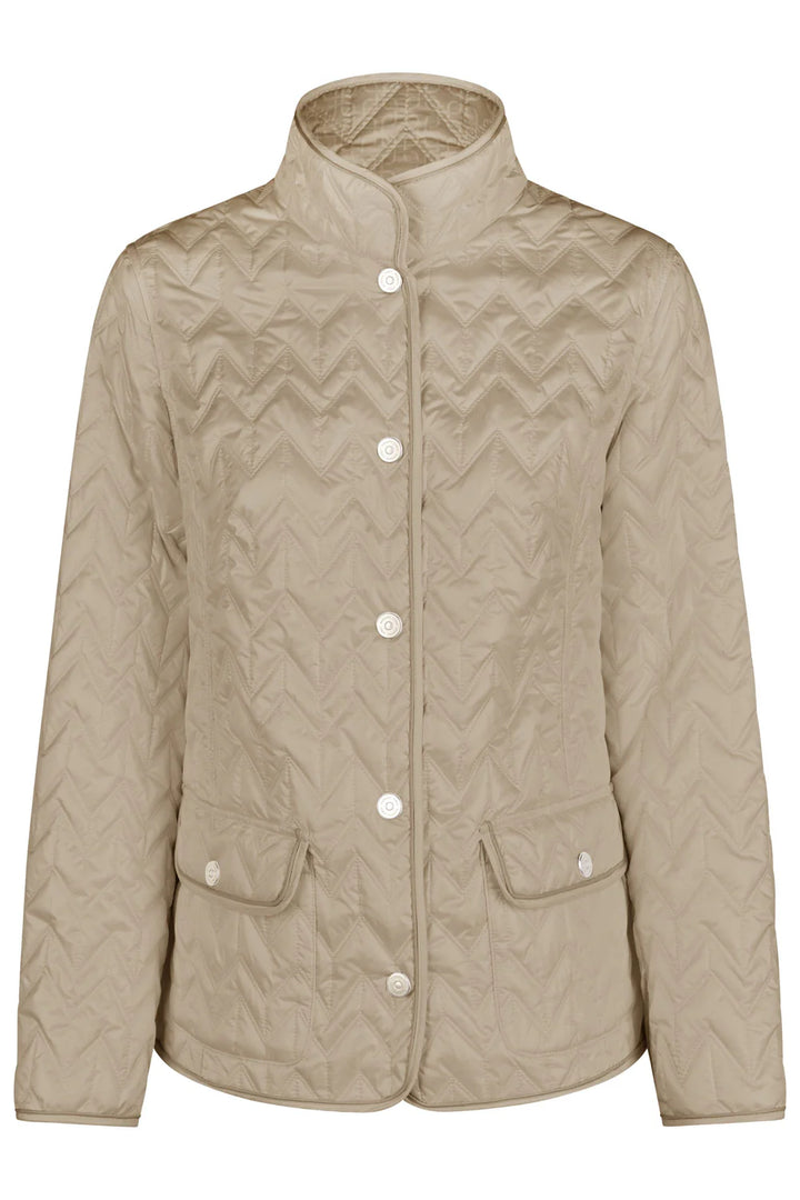 Barbara Lebek Beige Wende-Steppjacke