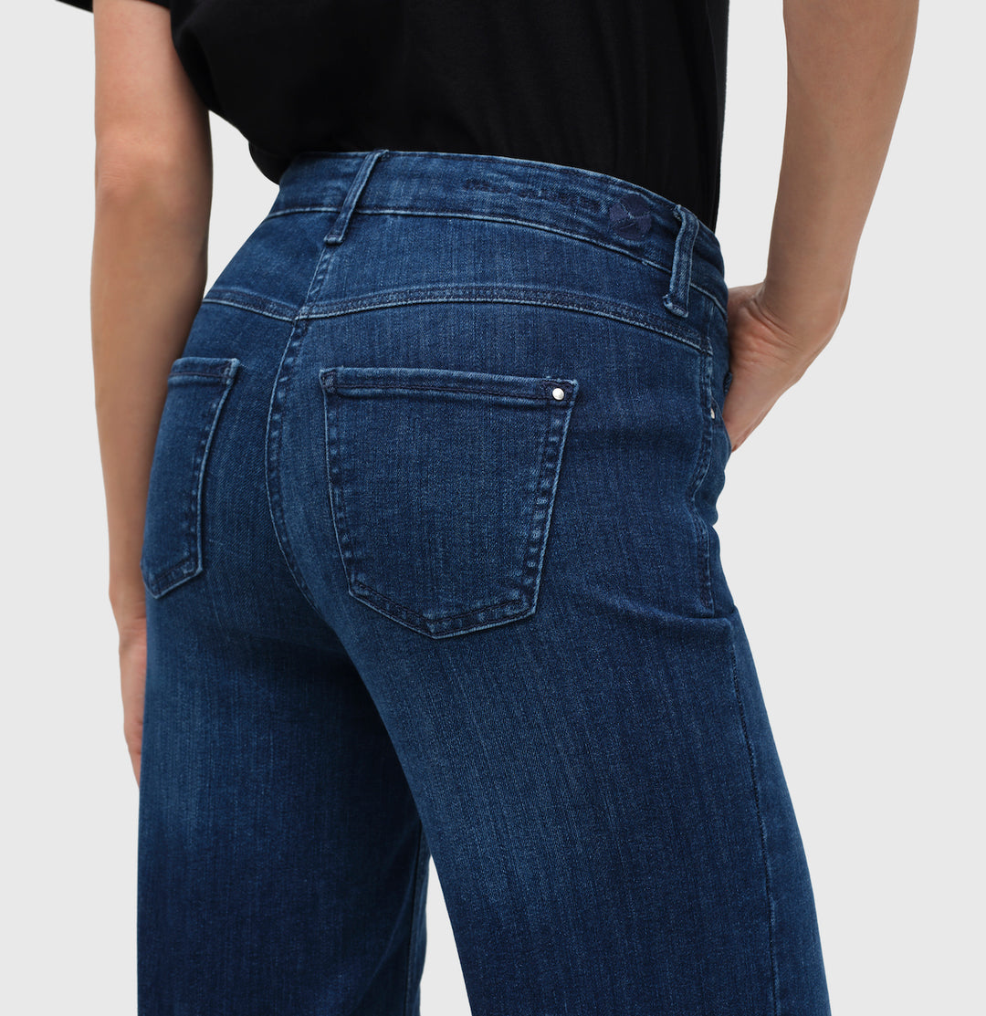 Mac Jeans Dream Wide Denim Cobalt Authentic Wash Jeans