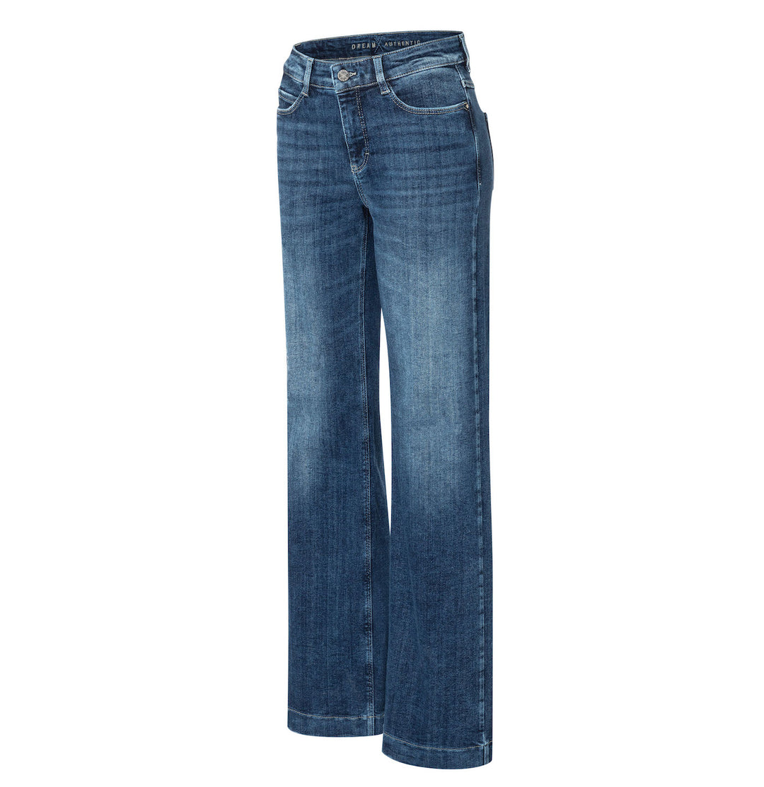 Mac Jeans Dream Wide Denim Cobalt Authentic Wash Jeans