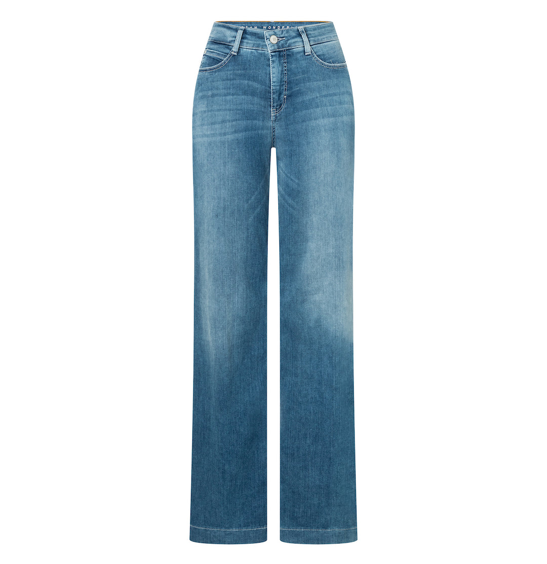 Mac Jeans Dream Wide Mid Blue Wash Dream Wonder Light Denim Jeans
