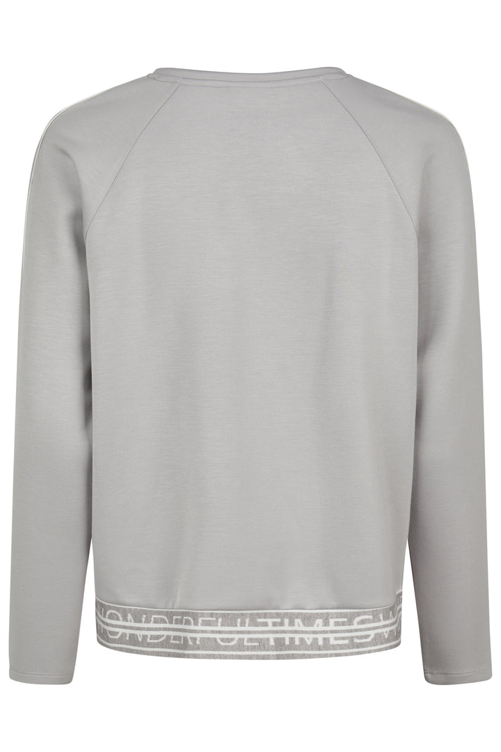 Barbara Lebek Silbernes Sweat-Top